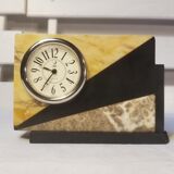 JAZ Quartz Clock Art Deco Marble Style - Table Clock