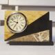 JAZ Quartz Clock Art Deco Marble Style - Table Clock