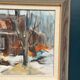 Original Swedish Oil on Canvas – “The Forge” by Pia Hesselmark‑Campbell