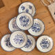 8 plates Terre de Fer Landscapes