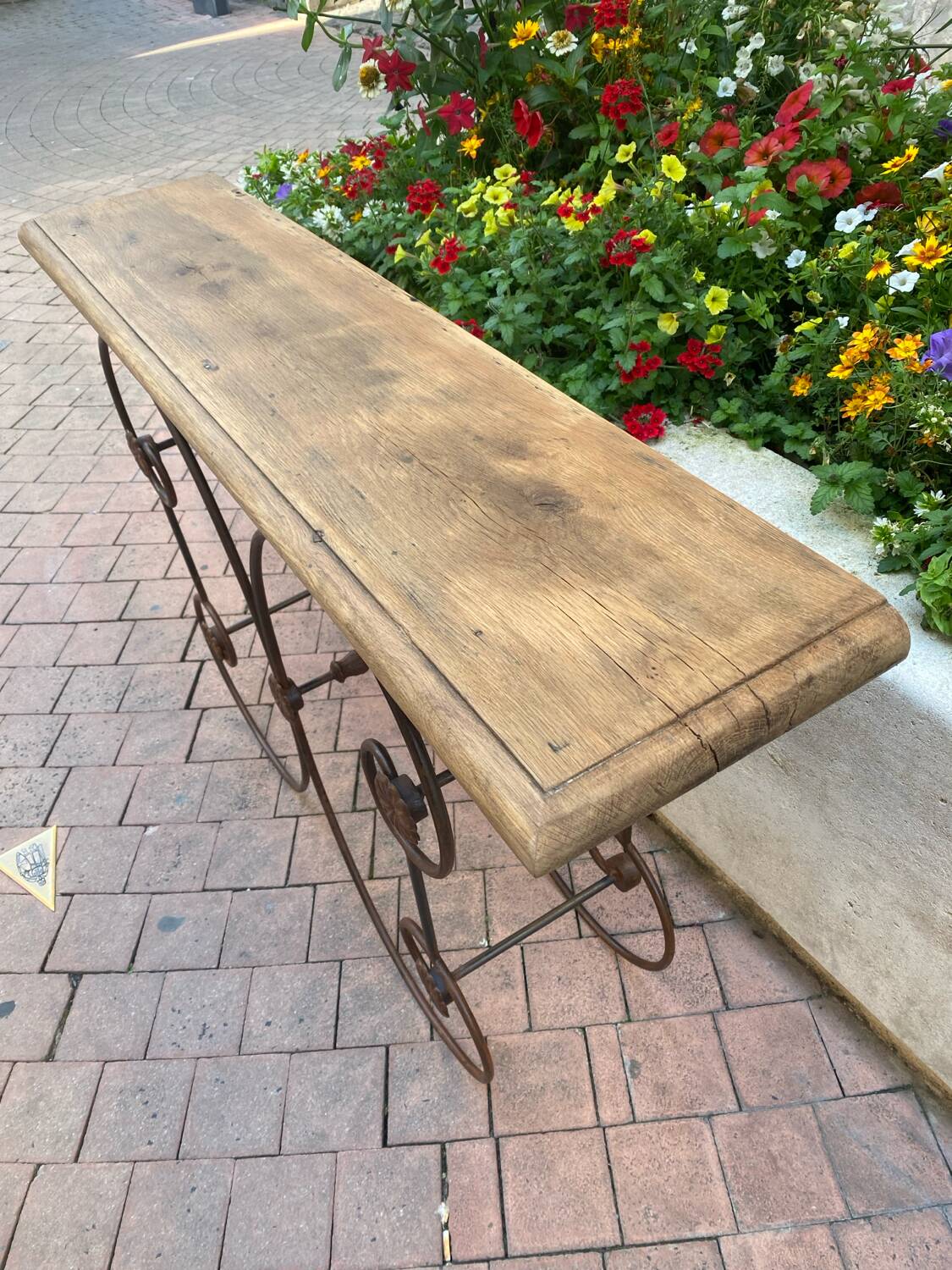 Console fer forgé