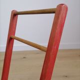 Chariot de marche avec bac à jouets en bois