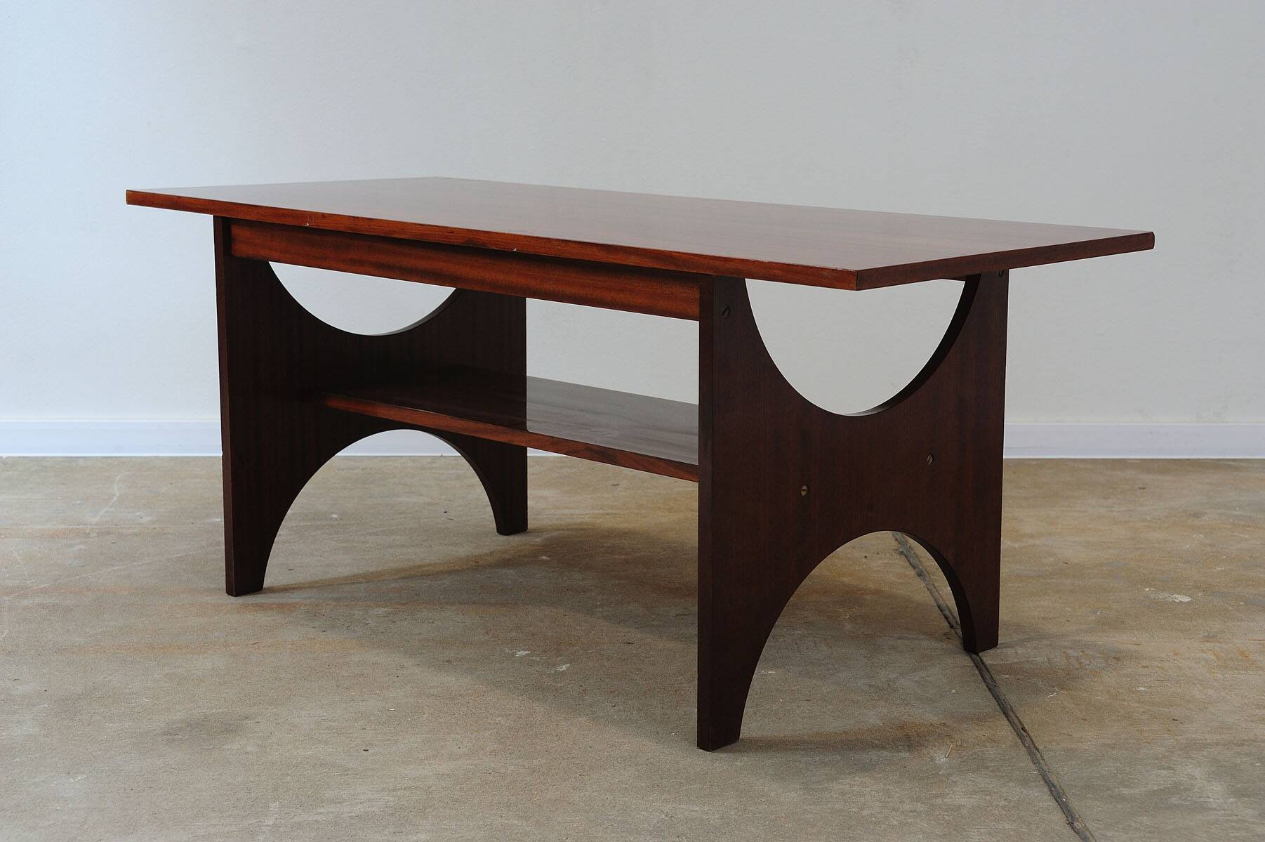 Mid century modern mahogany Coffee Table, 1970´s, Soviet Union