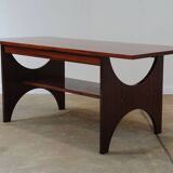 Mid century modern mahogany Coffee Table, 1970´s, Soviet Union