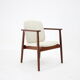 1960s Børge Mogensen Teak Armchair Model 165 Produced by Søborg Møbelfabrik, Denmark