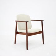 1960s Børge Mogensen Teak Armchair Model 165 Produced by Søborg Møbelfabrik, Denmark