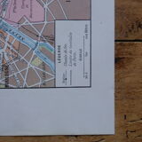 Original lithographs on Paris (maps)
