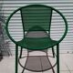Pair of chairs half moon garden 80s Italian design