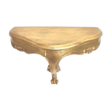 Small golden console