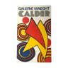 Affiche originale en lithographie d'Alexander Calder, Galerie Maeght, 1973