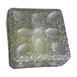 Vintage iced-effect ceiling light