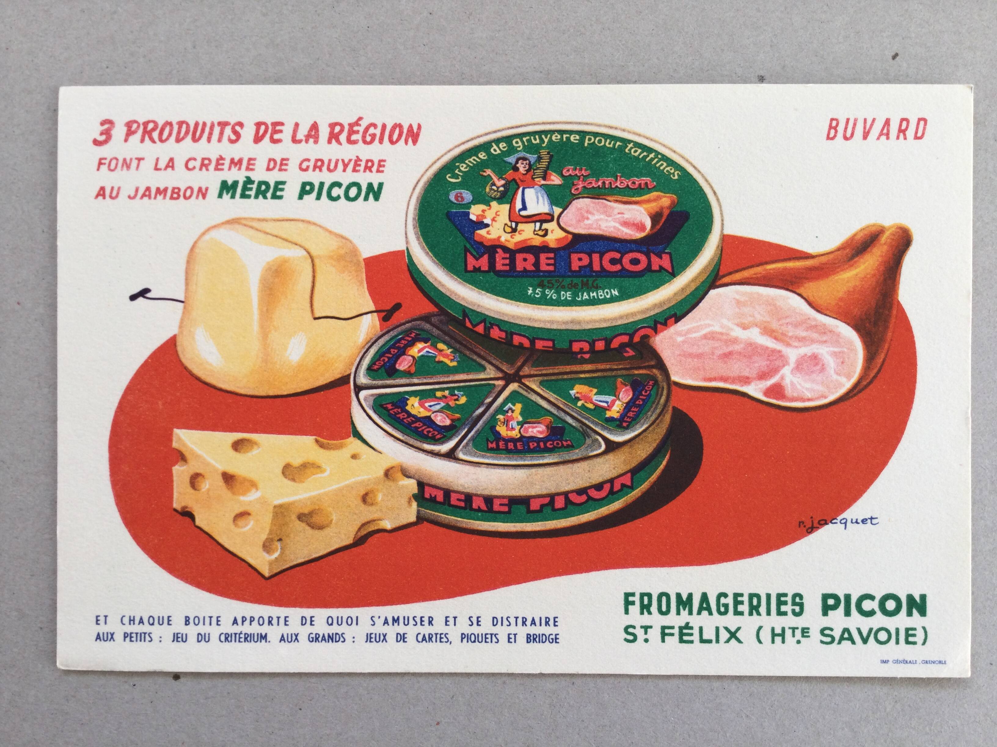 Vintage Blotter advertising frame