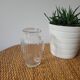 Small draped bulb vase