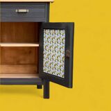 Parisian art deco buffet in solid walnut 1930