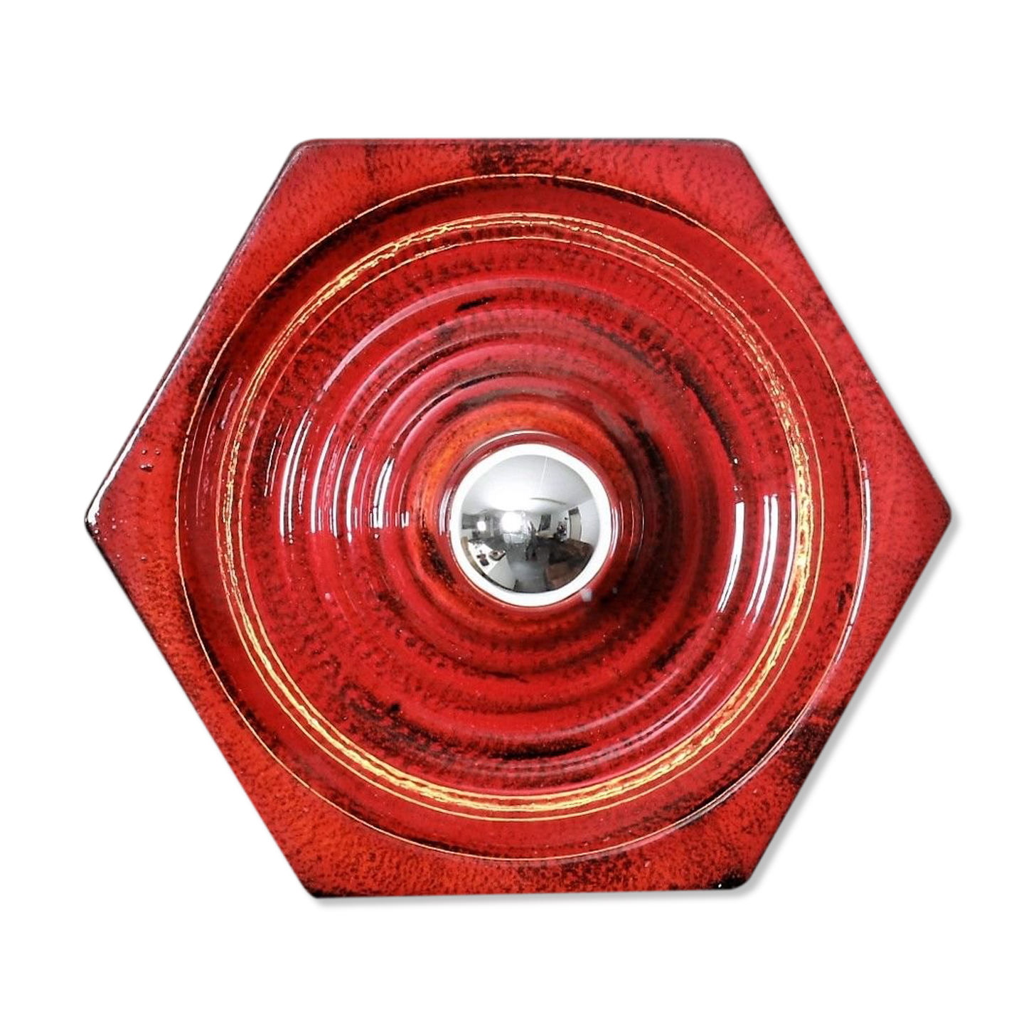 Fat Lava wall apply by Hustadt Leuchten 1970s