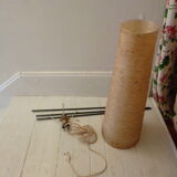 Lamp vintage of 50 years in resin