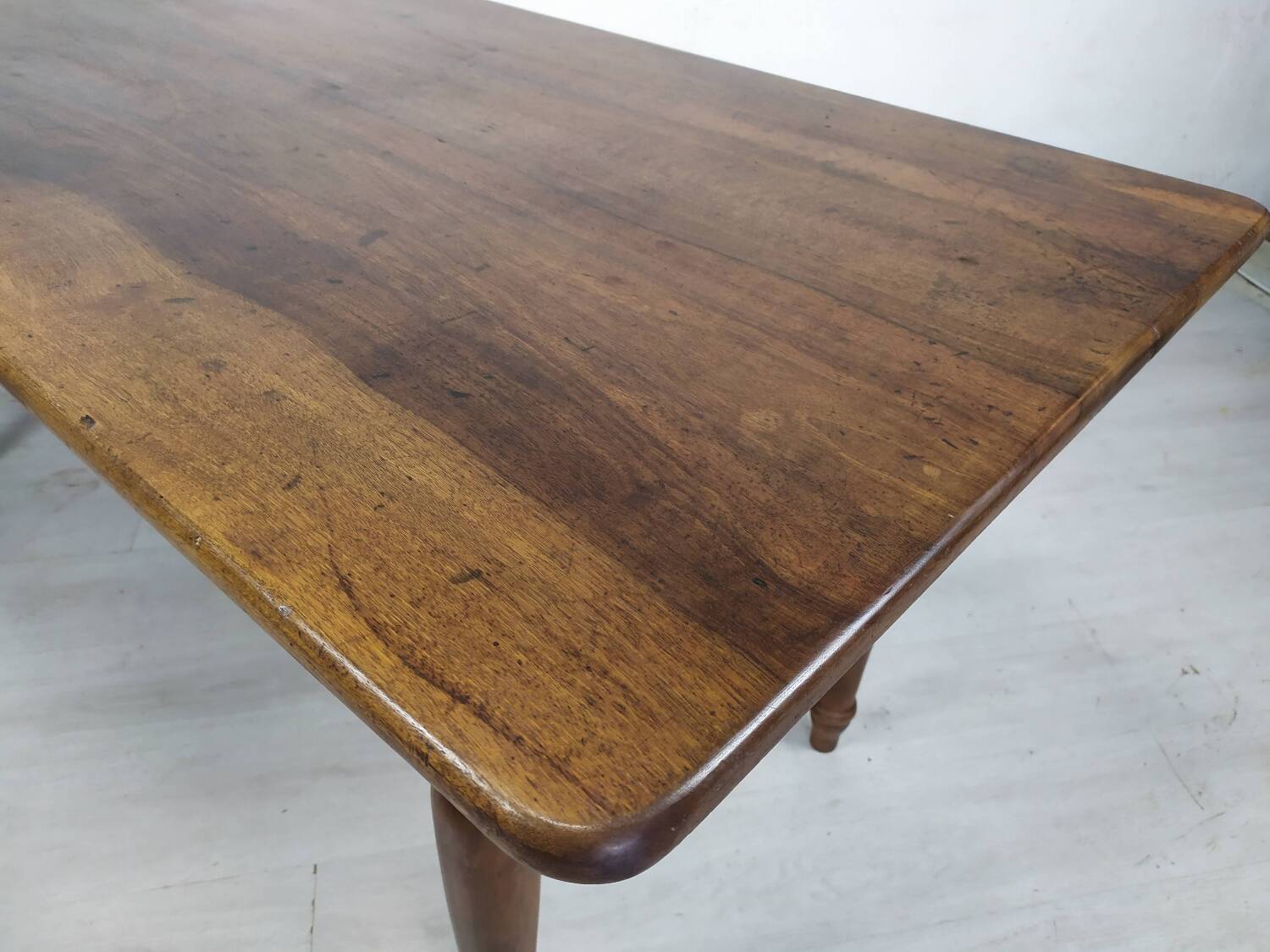 Walnut farmhouse table