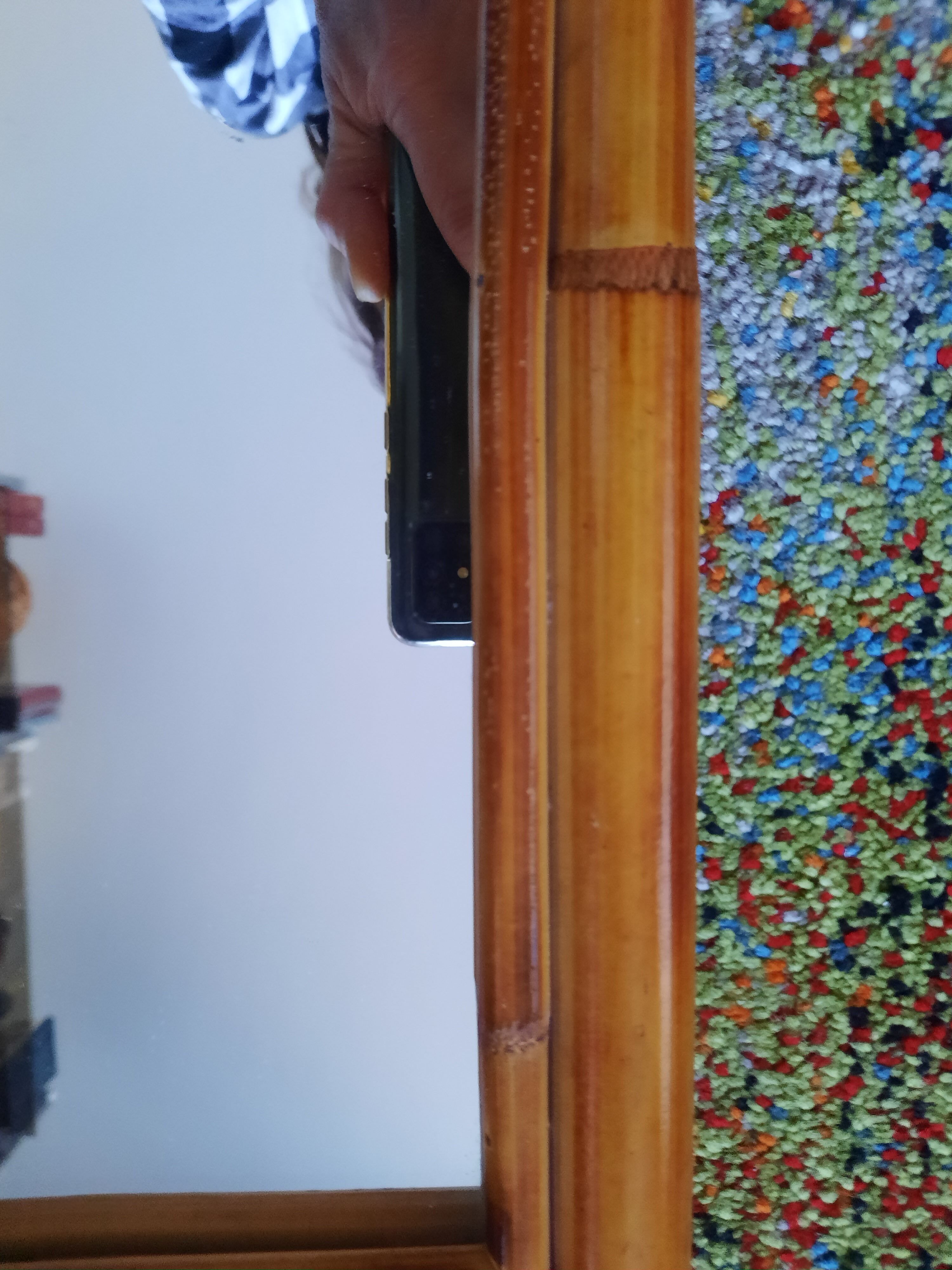Bamboo mirror 28x40cm