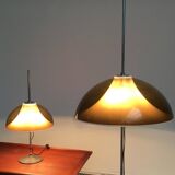 Floor lamp in metal and plastic by Gino Sarfatti for Gepo, 1970s.