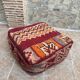 Handmade Berber Kilim pouf, floor cushion