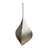 Monumental sculptural vase in aluminium – Italian design – De Castelli