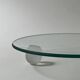 Large Italian glass and spherical frosted glass empty pocket, 1970 design