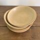 Vintage french stoneware ceramics set – mineral earth