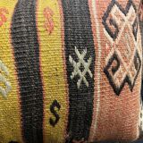Housse de coussin lombaire en laine