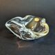 Val Saint Lambert Blown Crystal Ashtray / Pocket Tray (Vintage)