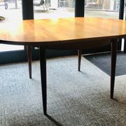 Beautiful round teak table.