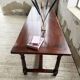 Table XXL noyer massif foncé 3m