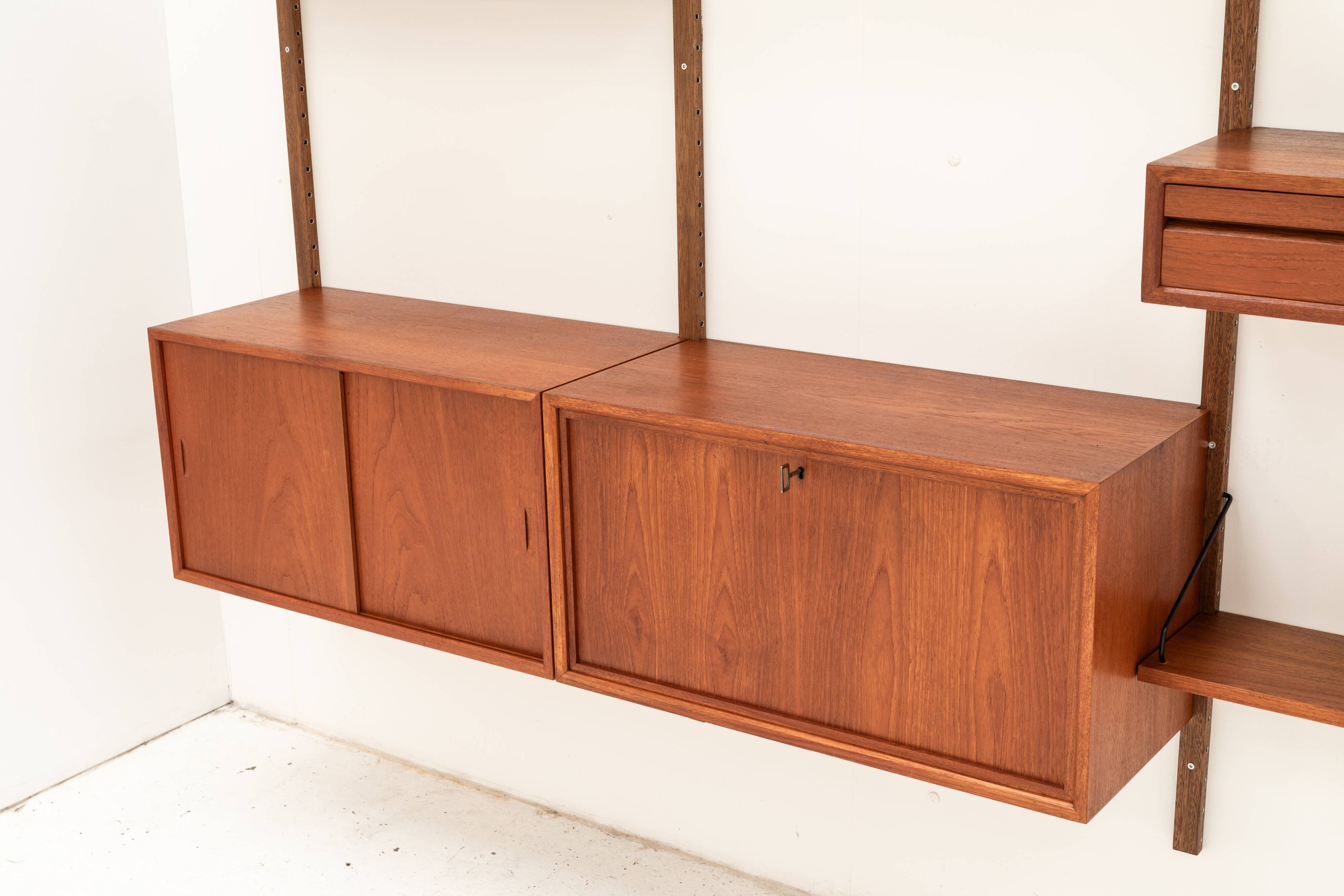 3-column wall unit by Poul Cadovius