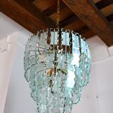 Chandelier Zero Quattro, 3 levels, Murano glass Italy 1970