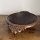 Plat creux en bois sculpté