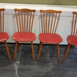 Set of 4 Baumann Menuet chairs, vintage 1970s