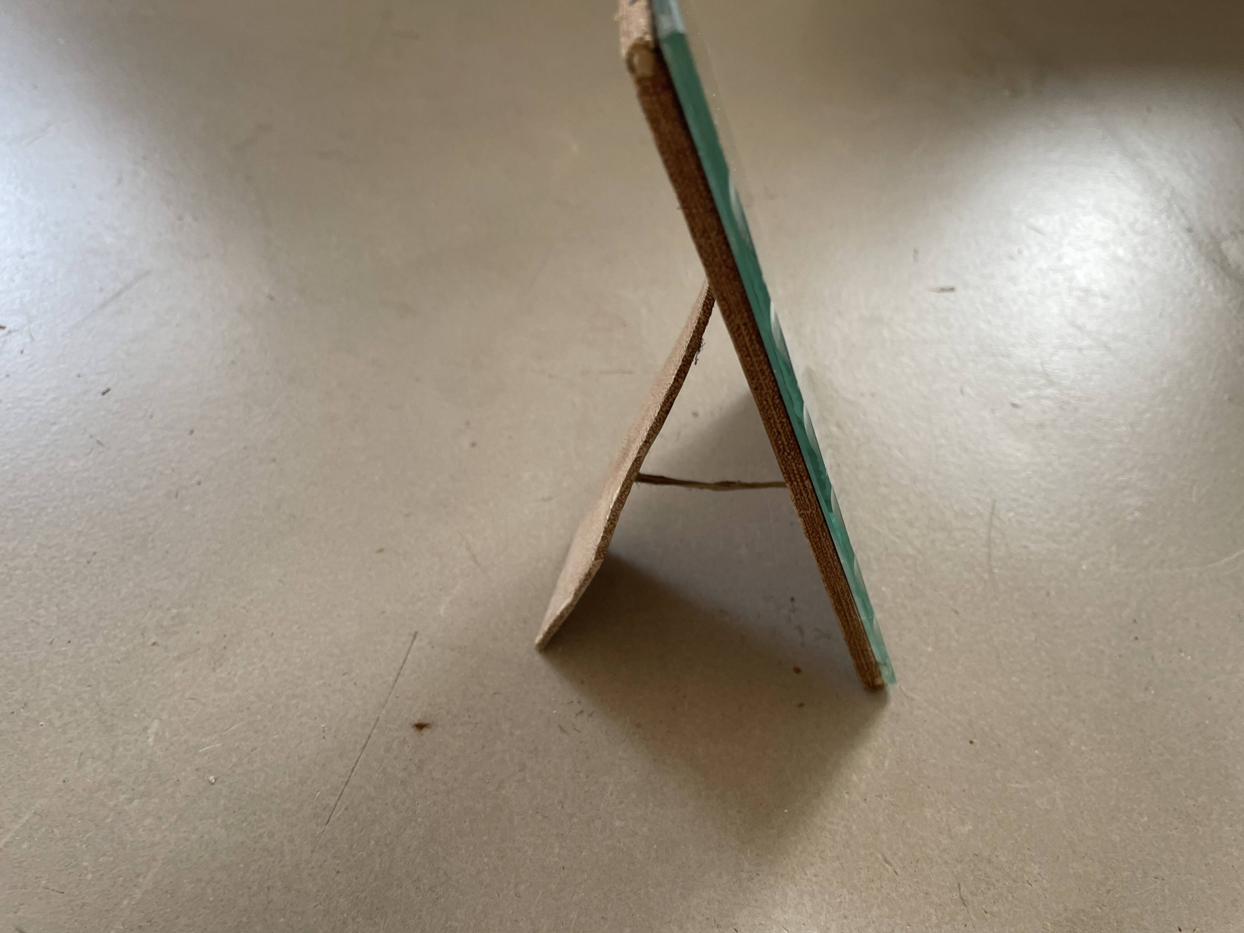 Small old mirror frame to stand