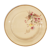 Lot de 22 assiettes plates faïence,  Saint Amand, fanny et michel