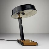 Vintage metal desk lamp attributed to Oscar Torlasco, Italy, 1950s.