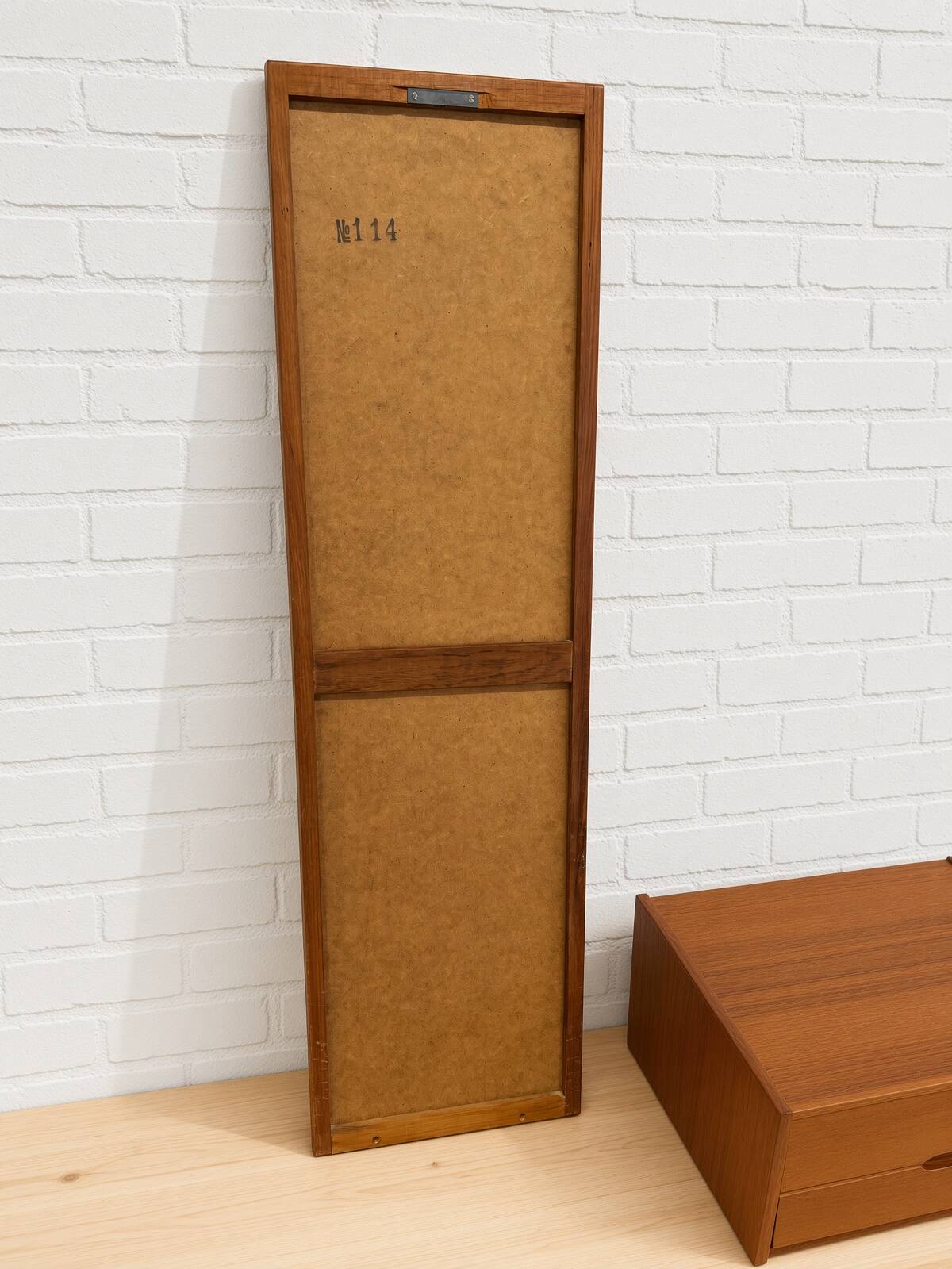 Bench and Mirror in Teak by Kai Kristiansen for Aksel Kjersgaard, 1960s