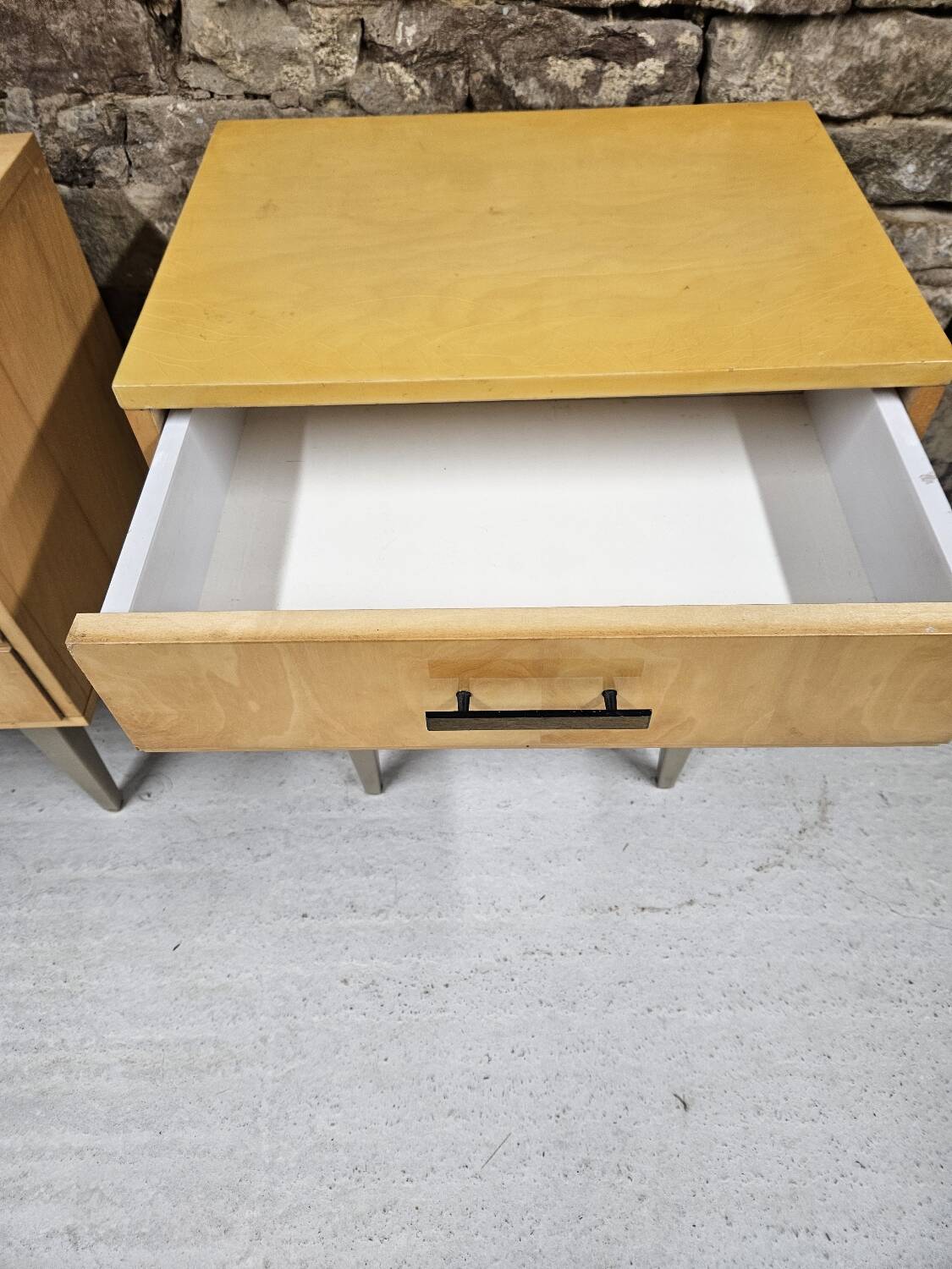 Pair of vintage 1960's bedside tables