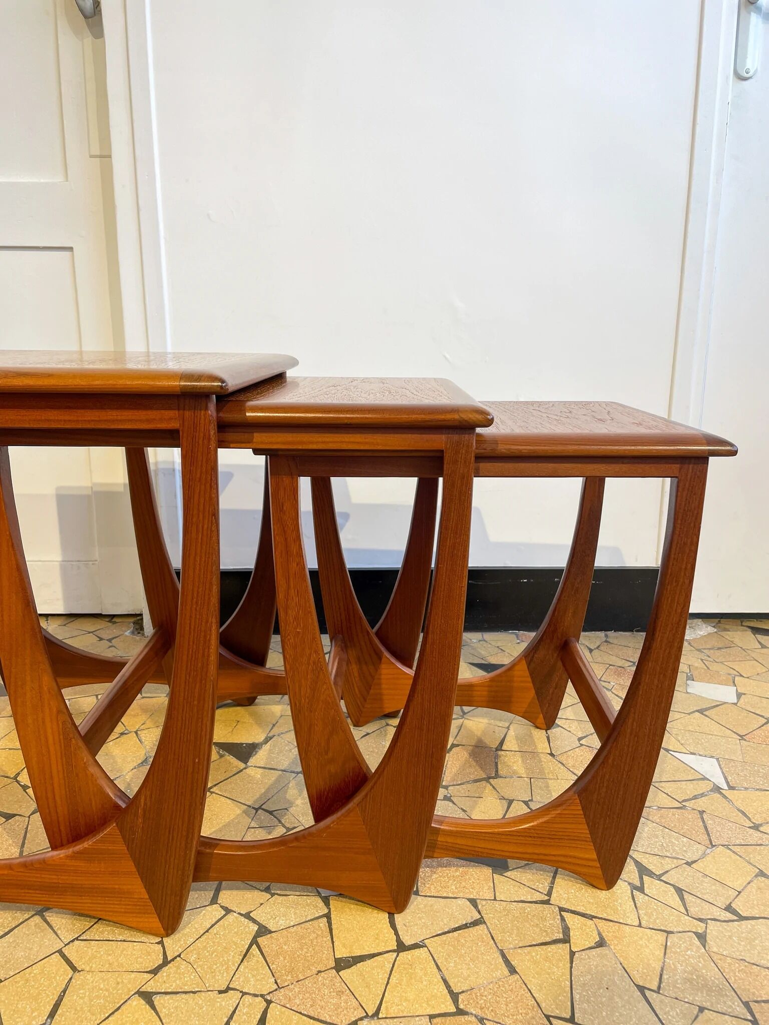 Teak trundle coffee table by Victor Wilkins for G-Plan