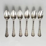 Christofle Chrysanthemum | Set of 6 Spoons | Art Nouveau