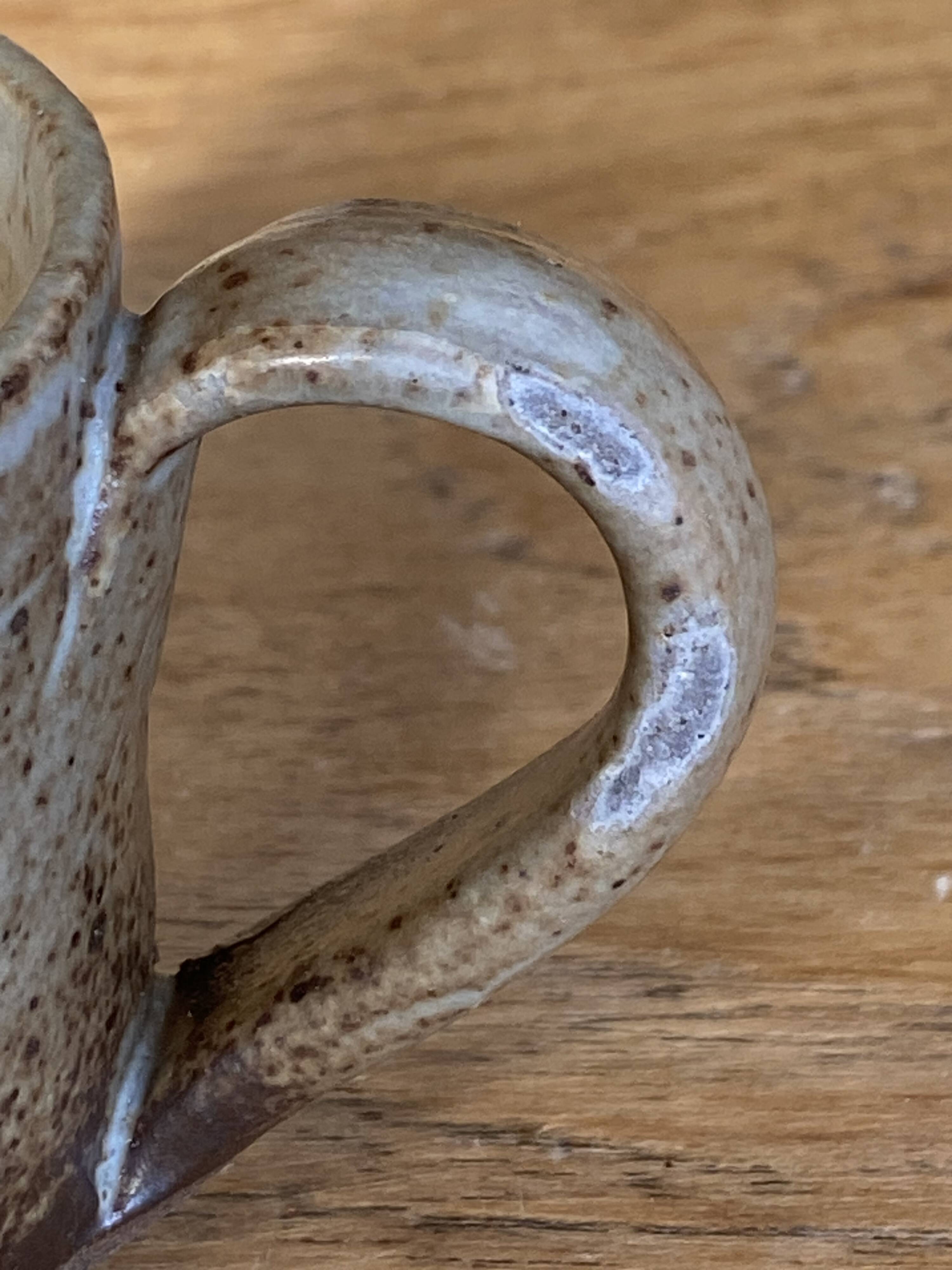 Handmade stoneware coffee set