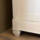 Buffet haut en bois peint - greige