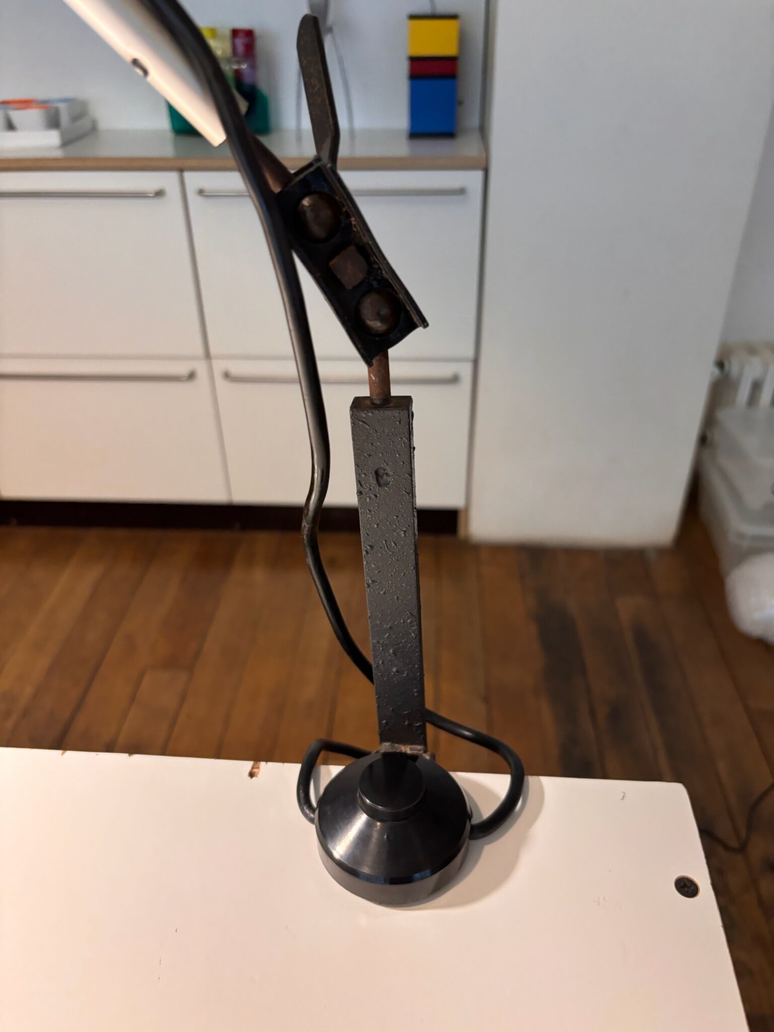 Clamp Lamp Aggregato Enzo Mari and Giancarlo Fassina for Artemide 1974