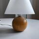 Solid wood ball lamp 1960