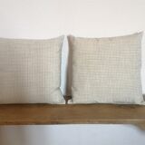 Vichy print cushion set