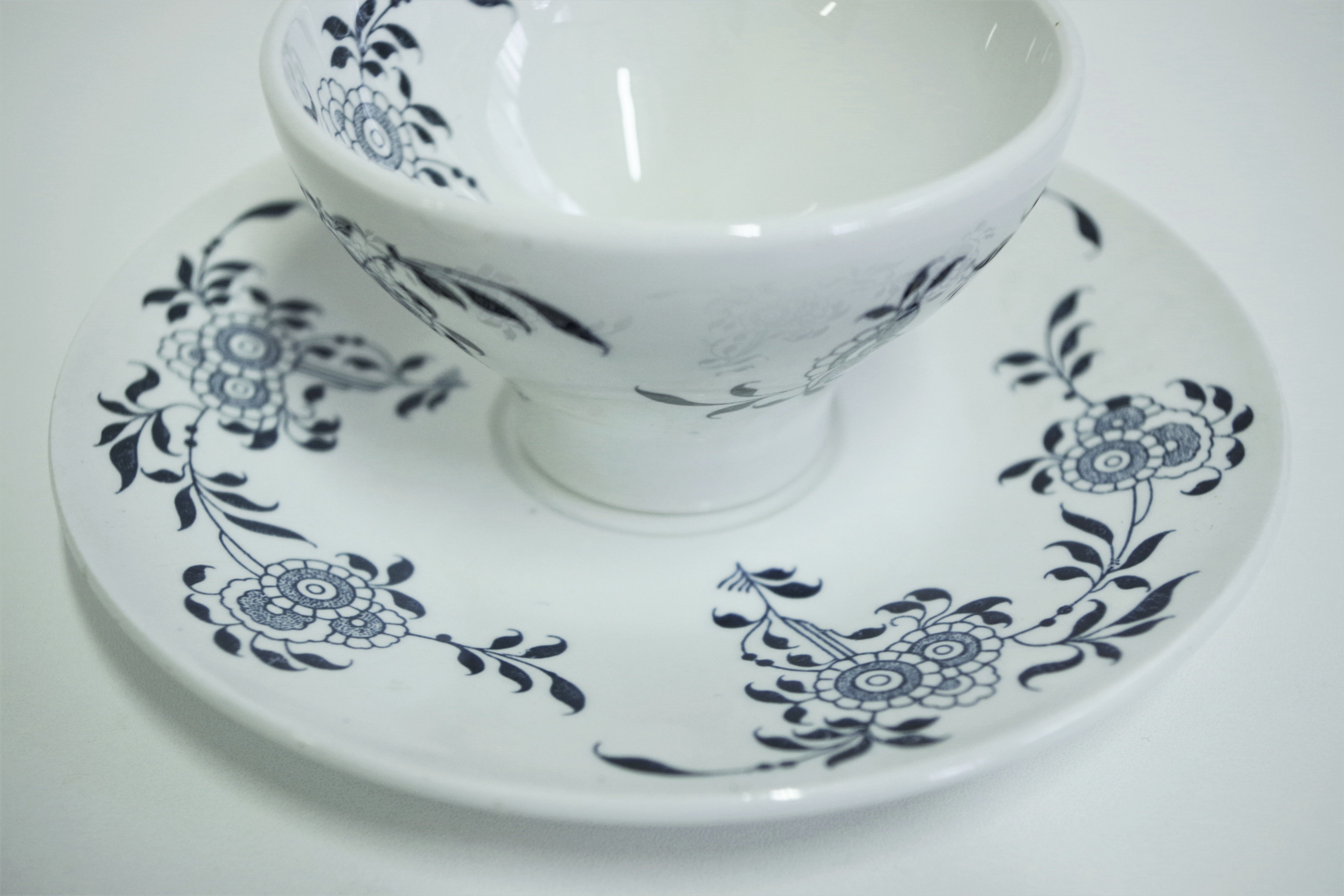 Laveno cups, italy, 1950s, set of 8