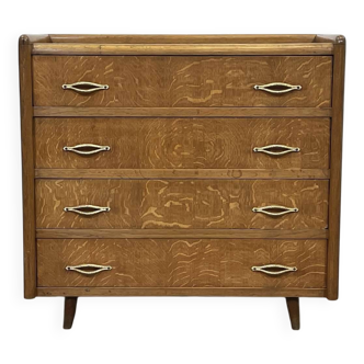 1960s chest of drawers in oak and fir