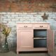 Buffet parisien vintage rose pâle